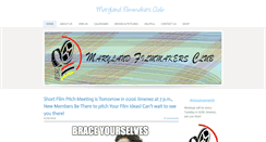 Desktop Screenshot of marylandfilmmakersclub.com